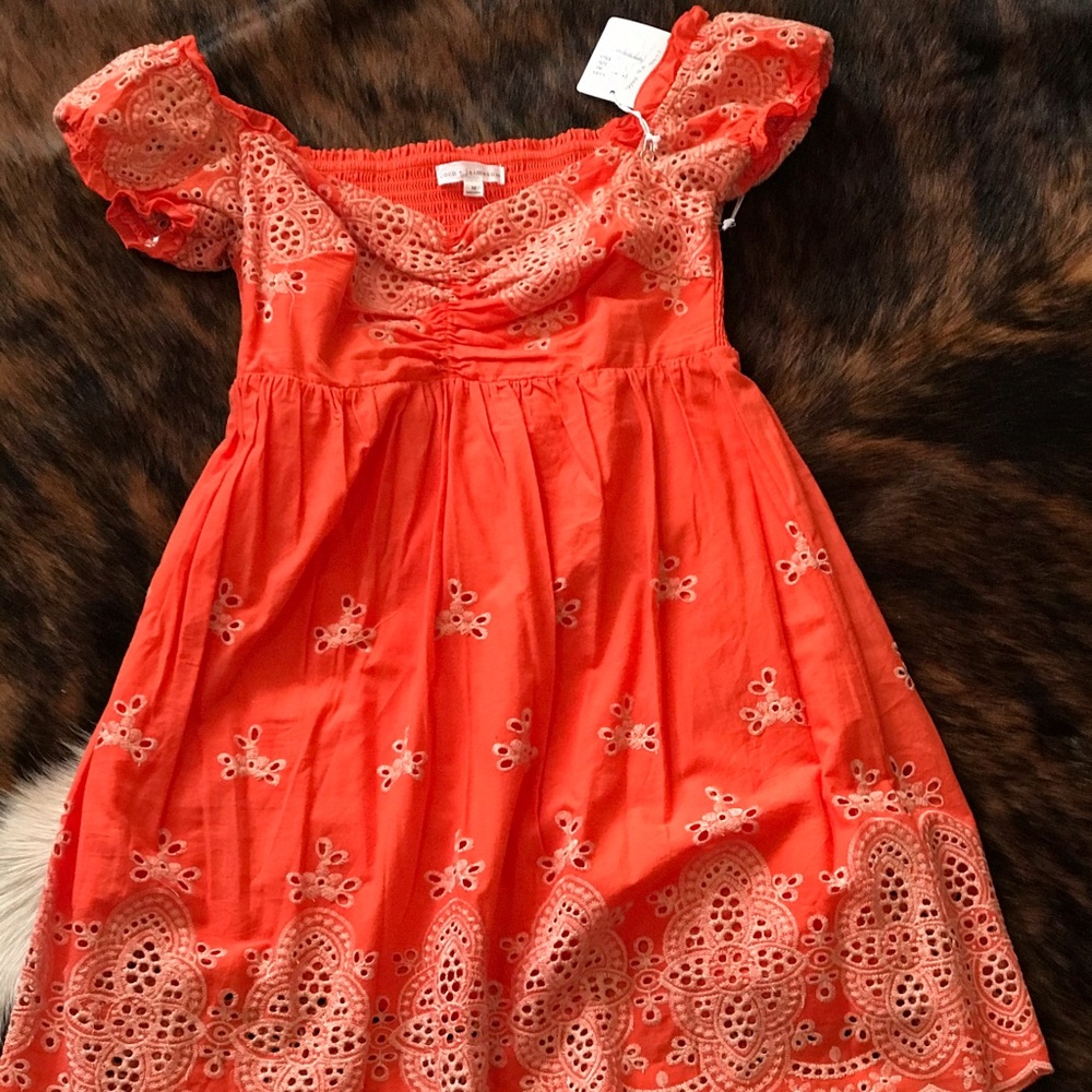 Orange dress